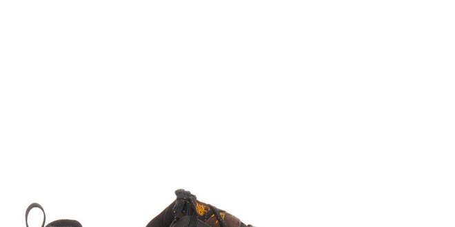 Pánske hnedo-čierne nízke trekové topánky Timberland