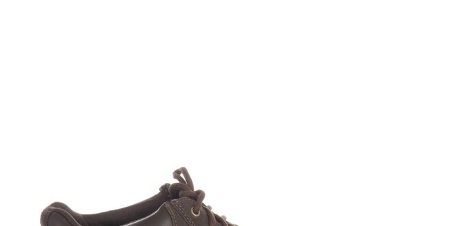 Pánske čokoládovo hnedé voľnočasové topánky Timberland