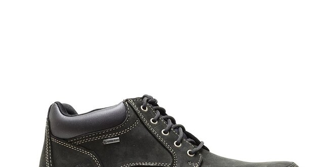 Pánske čierne kožené topánky Timberland