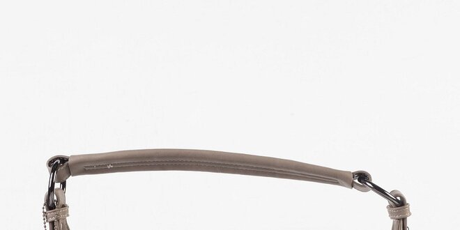Dámska šedo-hnedá kabelka Fuchsia