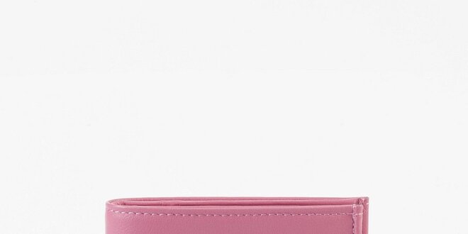 Dámska pastelovo ružová kožená peňaženka Fuchsia
