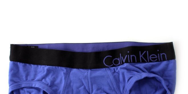 Pánske slivkovo modré slipy Calvin Klein
