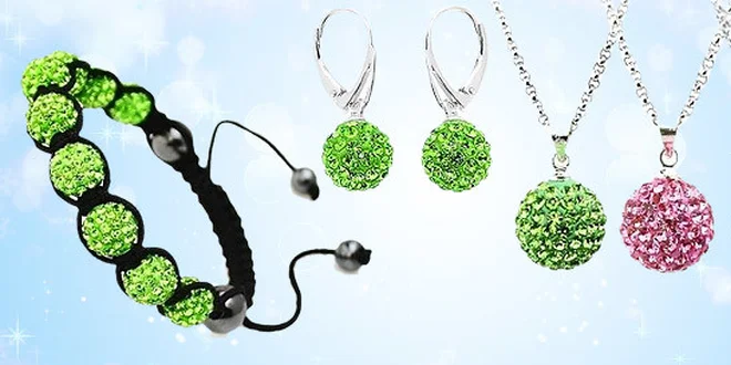 Náramky a náušnice Shamballa