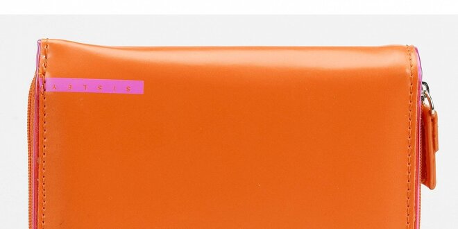 Dámska oranžová peňaženka Sisley