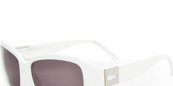 Dámske biele slnečné okuliare Lacoste