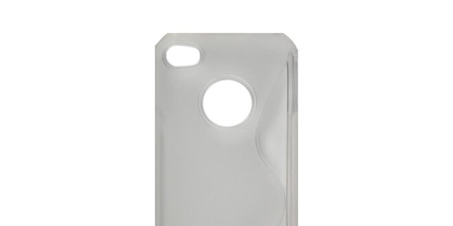 Transparentné silikónové púzdro na iPhone 4/4S