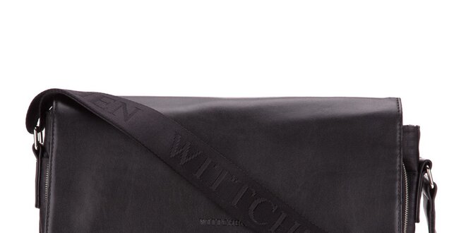 Čierna messenger taška Wittchen