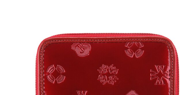 Dámska lakovaná červená peňaženka Wittchen