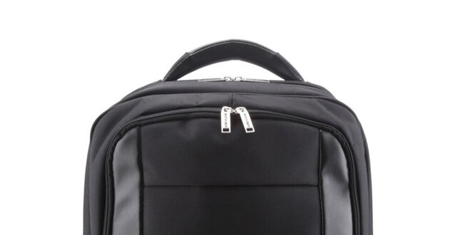 Čierny ruksak na laptop Wittchen
