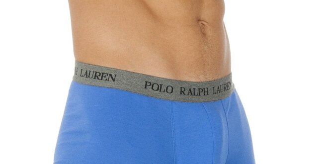 Pánske modré bavlnené boxerky Ralph Lauren