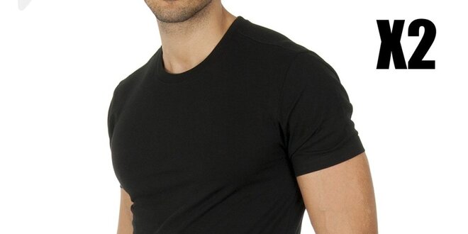 Pánske čierne tričko Ralph Lauren