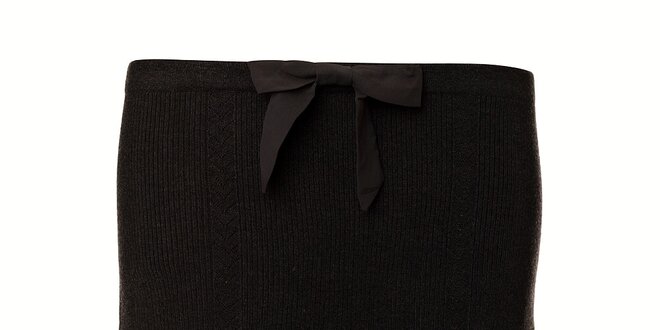 Dámska čierna strečová mini sukňa Vive Maria