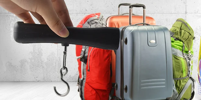 Praktická mini váha na batožinu do 40 kg