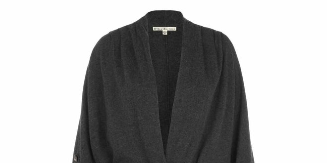 Dámsky šedý zaväzovací sveter Uttam Boutique