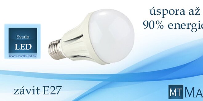 LED žiarovka s bežným závitom E27
