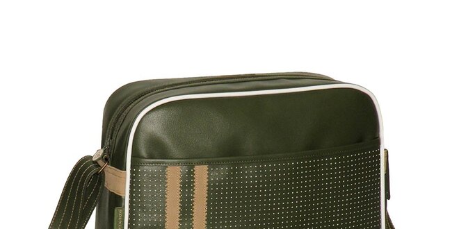 Zelená retro športová taška Dunlop