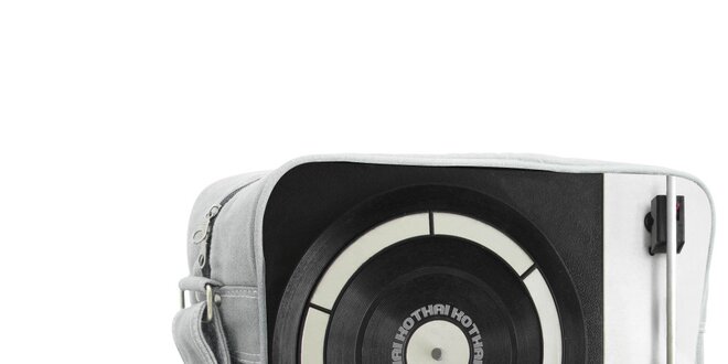 Čierna taška s gramofónom Kothai