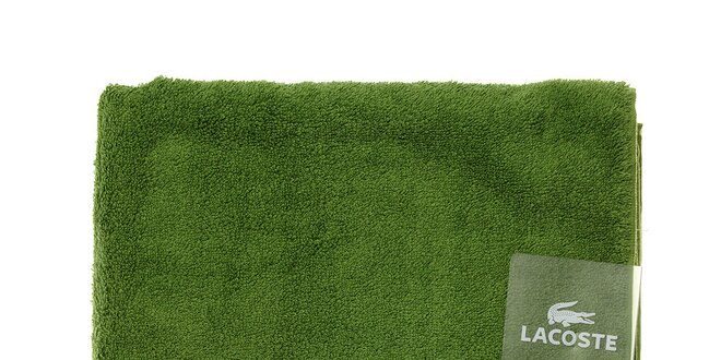 Trávovo zelená osuška Lacoste