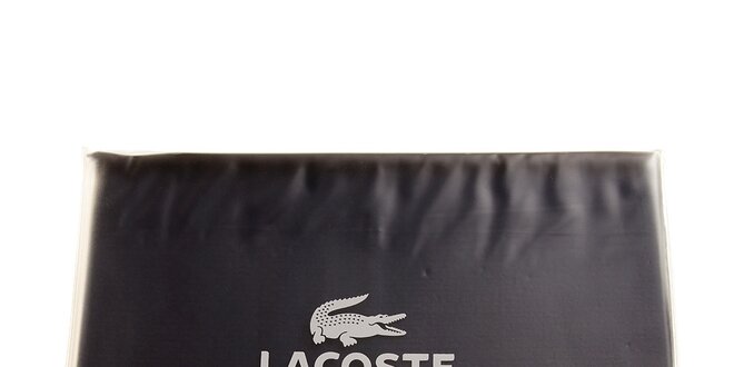Temně modrý set posteľného prádla Lacoste v prevedení bavlnený satén