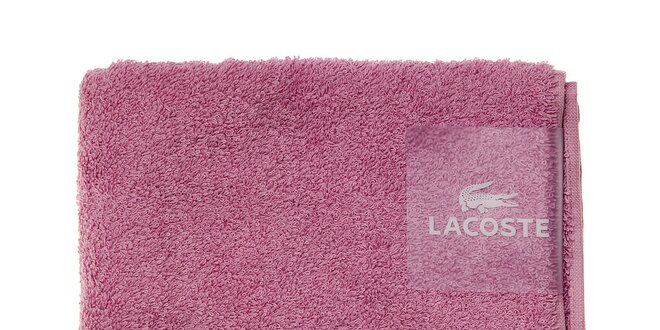 Sýto ružový uterák Lacoste
