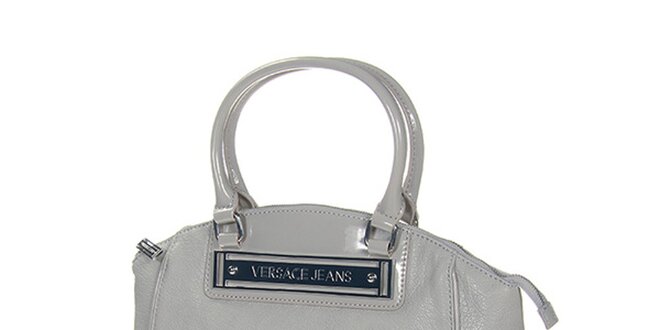Dámska veľká šedá kabelka Versace Jeans
