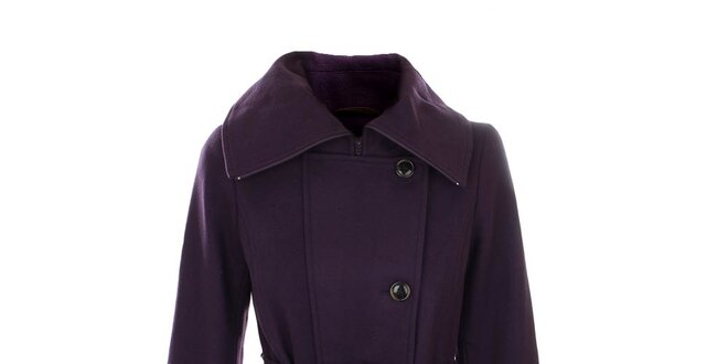 Dámsky fialový kabát Straboski