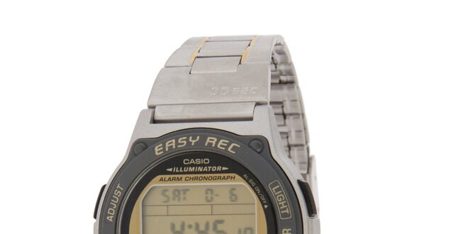 Pánske digitálne hodinky Casio so záznamníkom