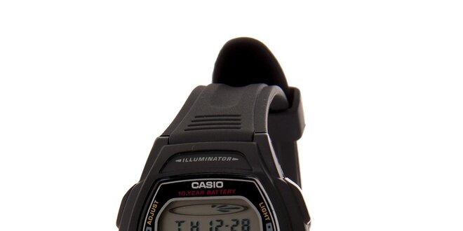 Dámske čierne digitálne hodinky Casio