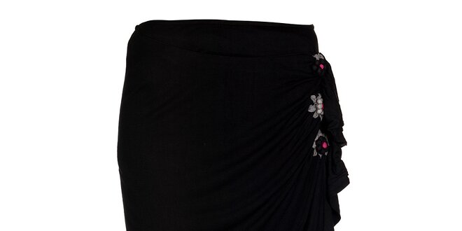 Dámska čierna pouzdrová sukňa Uttam Boutique