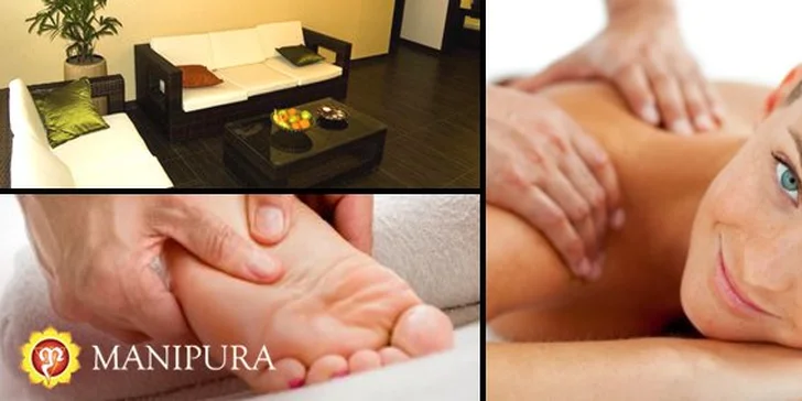 7,50 Eur za 30 minútovú masáž chrbta alebo nôh v relax štúdiu Manipura! Objavte čaro blahodárnej masáže so zľavou až 50%