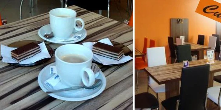 1,49 Eur za dve kávičky a dva zákusky v novootvorenej Cukrárni v Košiciach! Príďte si vo dvojici posedieť a ušetrite 53 %