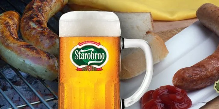 1,30 Eur pečenú klobásu a dokonale orosené pivo v Bistre Bankov. Skvelé občerstvenie po poobednajšej prechádzke môžete mať so zľavou 50%