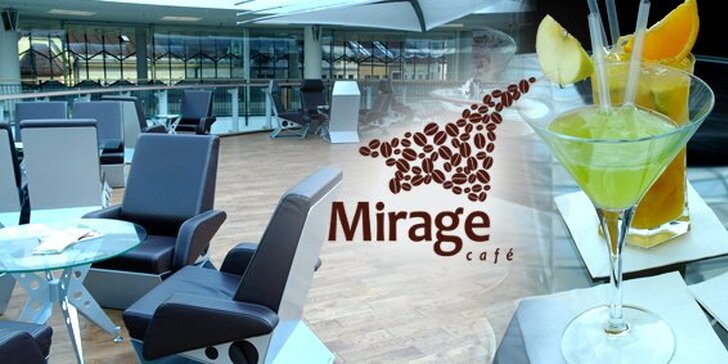 1,99 Eur za miešaný drink podľa vlastného výberu v Mirage Café! Uvoľnite sa v leteckom štýle a so zľavou až 55%