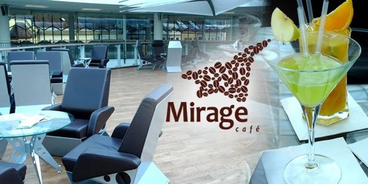 1,99 Eur za miešaný drink podľa vlastného výberu v Mirage Café! Uvoľnite sa v leteckom štýle a so zľavou až 55%