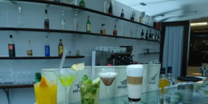 1,99 Eur za miešaný drink podľa vlastného výberu v Mirage Café! Uvoľnite sa v leteckom štýle a so zľavou až 55%