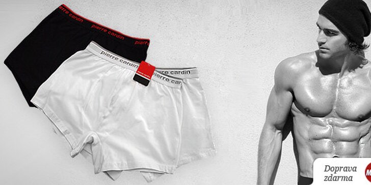 Dvoje luxusné boxerky Pierre Cardin za 7,95 eur! V ponuke model 2012, niekoľko veľkostí! Rozšírte svoj ​​šatník o pohodlnú spodnú bielizeň jednej z najlepších francúzskych módnych značiek!