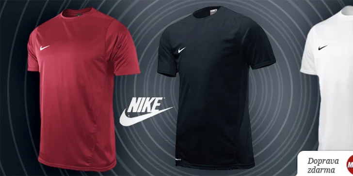 9,95 eur za pánske tričko NIKE PARK. Užite si šport v pohodlnom a štýlovom tričku