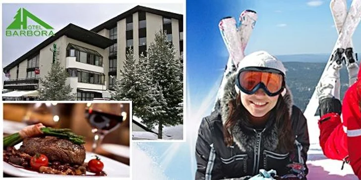 Zimná rozprávka v Hoteli Barbora** a celodenný skipas za 1€