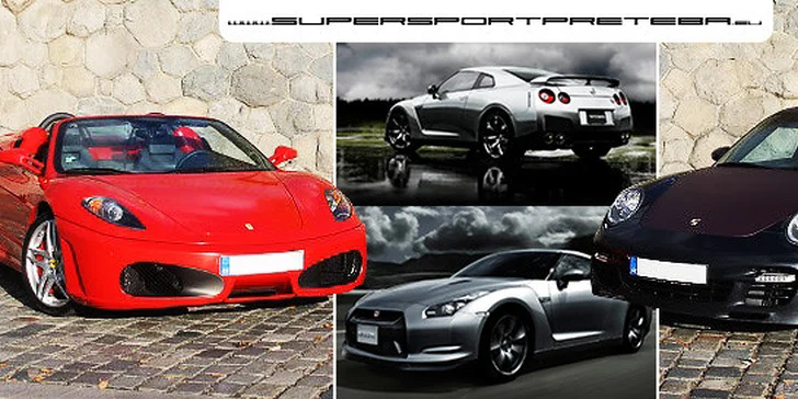 Jazda na Ferrari, Porsche alebo Nissane GT-R