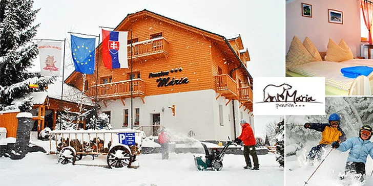 Úžasný pobyt pre dvoch alebo rodinu v Penzióne Mária*** na Liptove