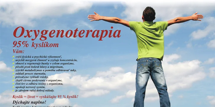 OXYGENOTERAPIA – terapia 95% kyslíkom