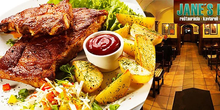 1 kg rebierok s prílohou a sladkou chilli omáčkou