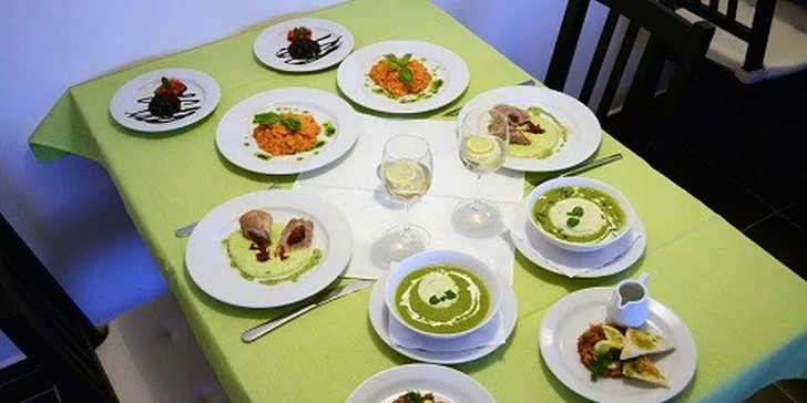 5 chodové degustačné menu pre 2 osoby U Dvoch Víl