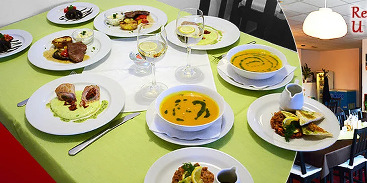 5 chodové degustačné menu pre 2 osoby U Dvoch Víl