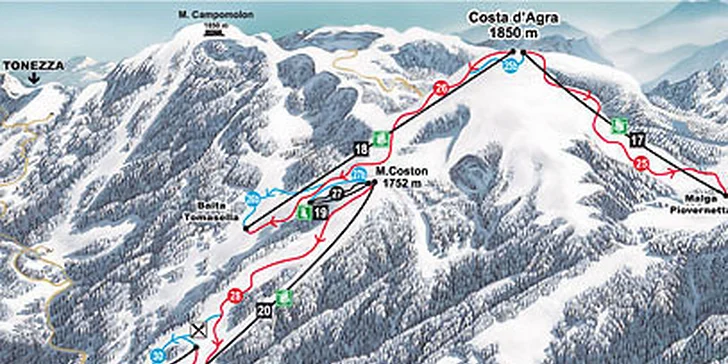Lyžovanie v Dolomitoch - skipas aj ubytovanie