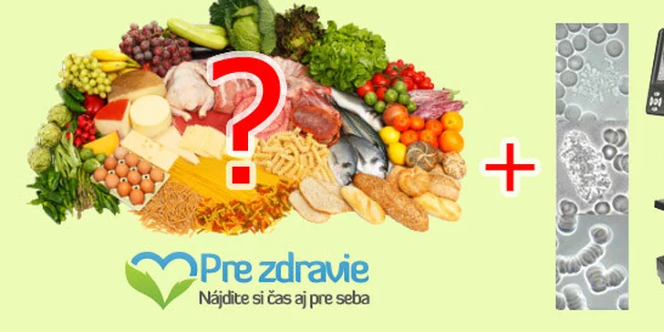 Testovanie potravinových a iných intolerancií s následným pozorovaním kvapky krvi pod mikroskopom - 120 minút