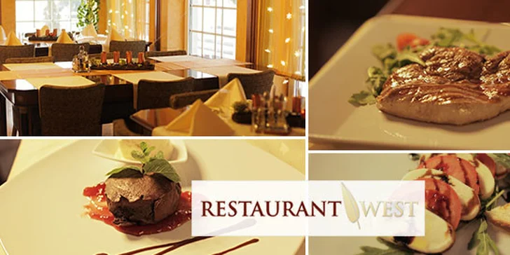 3 chodové menu pre 2 osoby v luxusnej Reštaurácii West