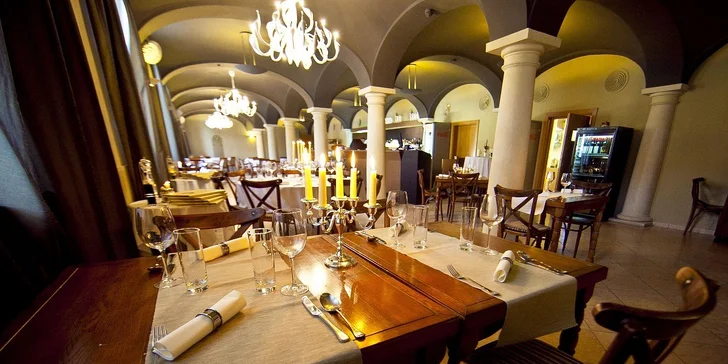 Šťavnatý hovädzí alebo jelení steak s prílohou