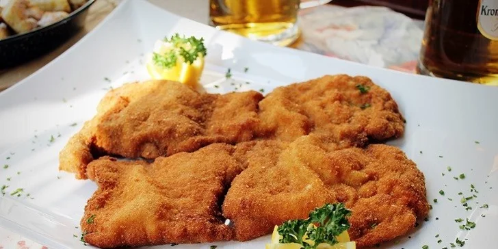 Vyberané nemecké menu pre dvoch s pivom Krombacher
