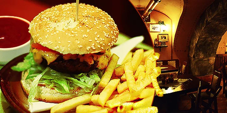 Šťavnatý hovädzí Massive burger